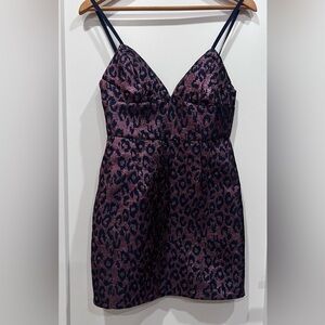 About Us Pink and Navy Mini Dress.